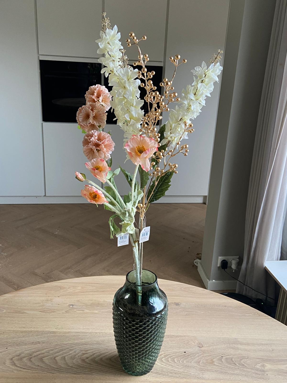 Zijdenboeket Silky Blush