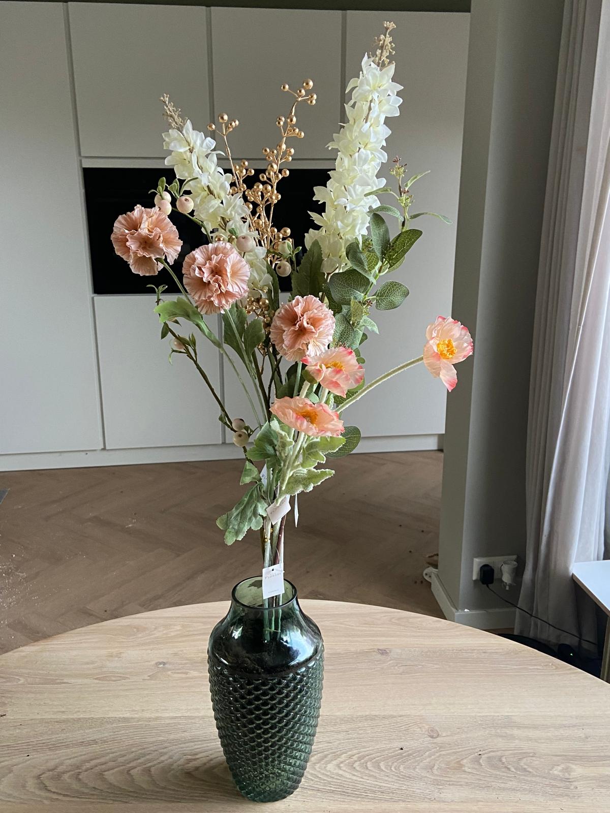 Zijdenboeket Silky Blush