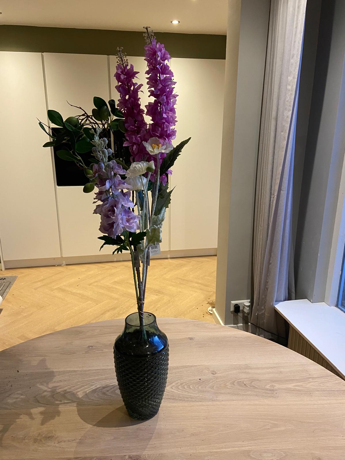 Zijdenboeket Silky Purple Bomb