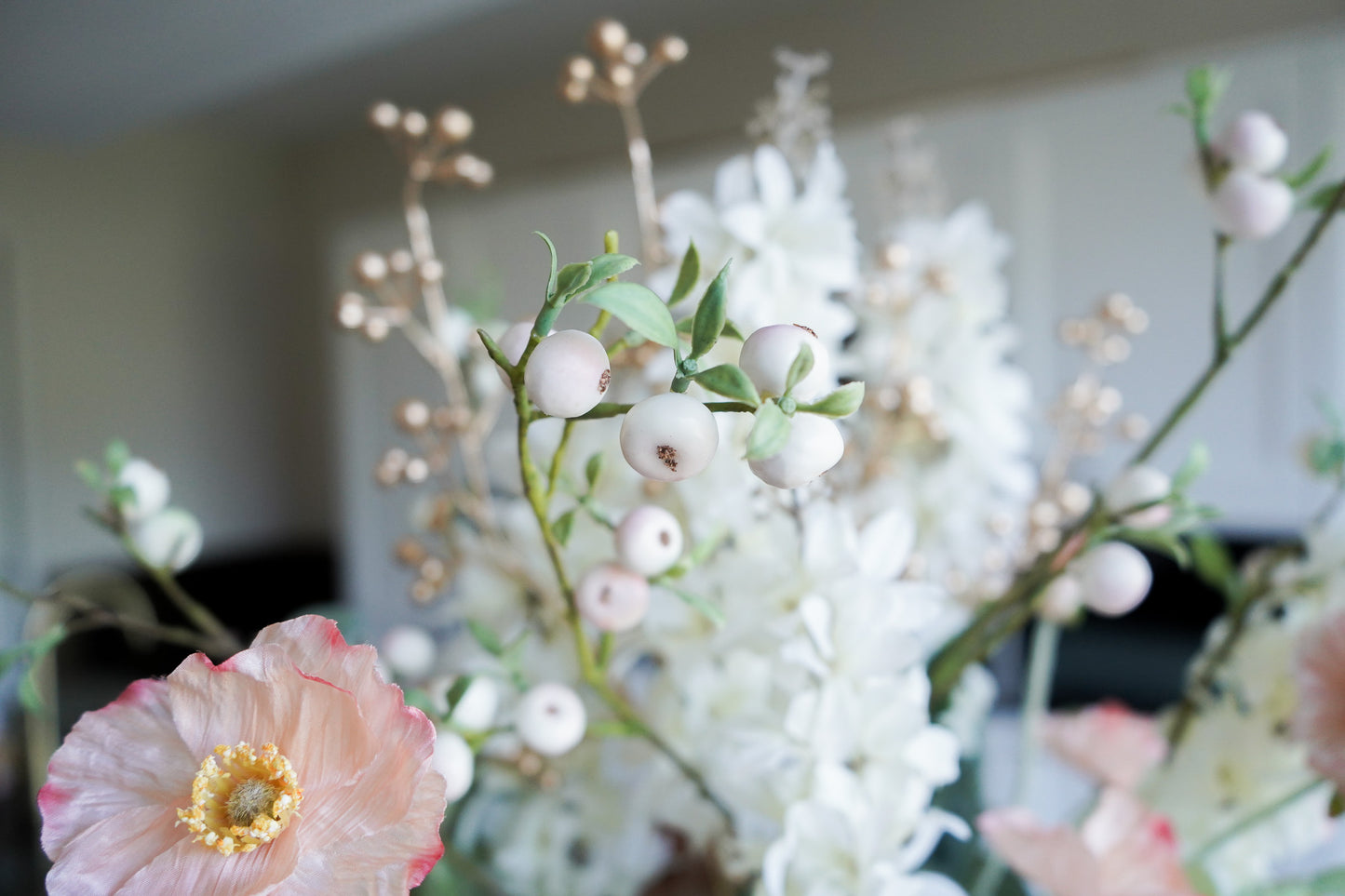 Zijdenboeket Silky Blush