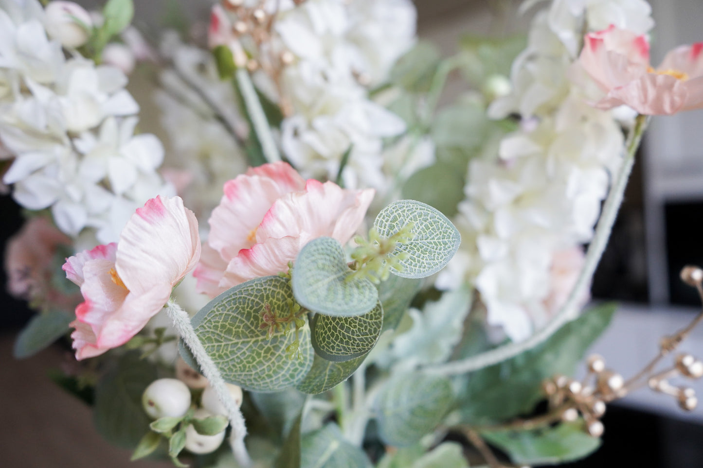 Zijdenboeket Silky Blush