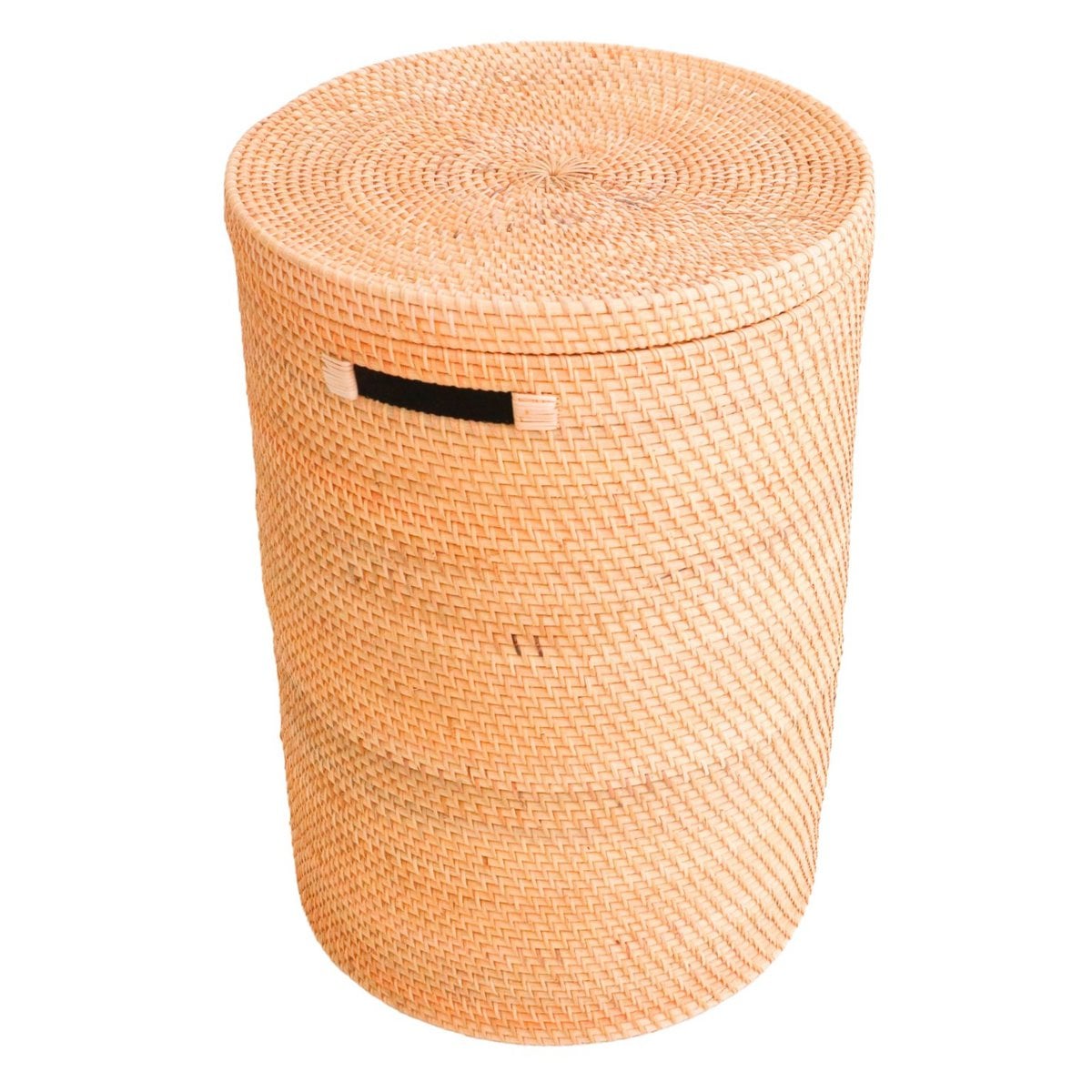 Wasmand met deksel Opbergmand van rotan SARI