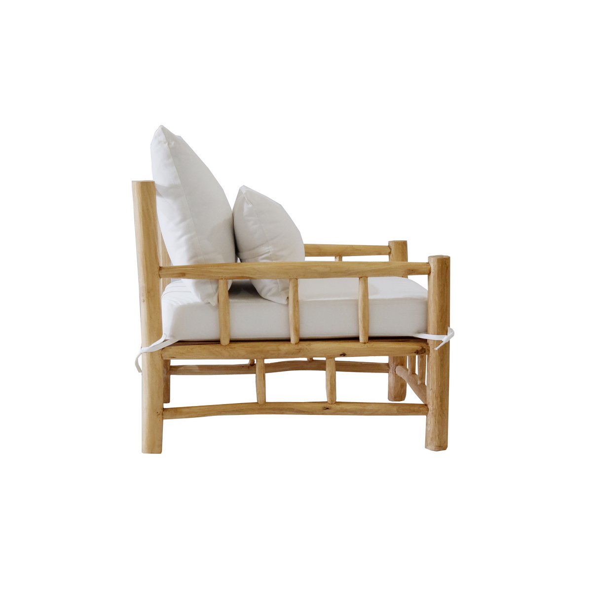 Massief Teakhouten Loungebank