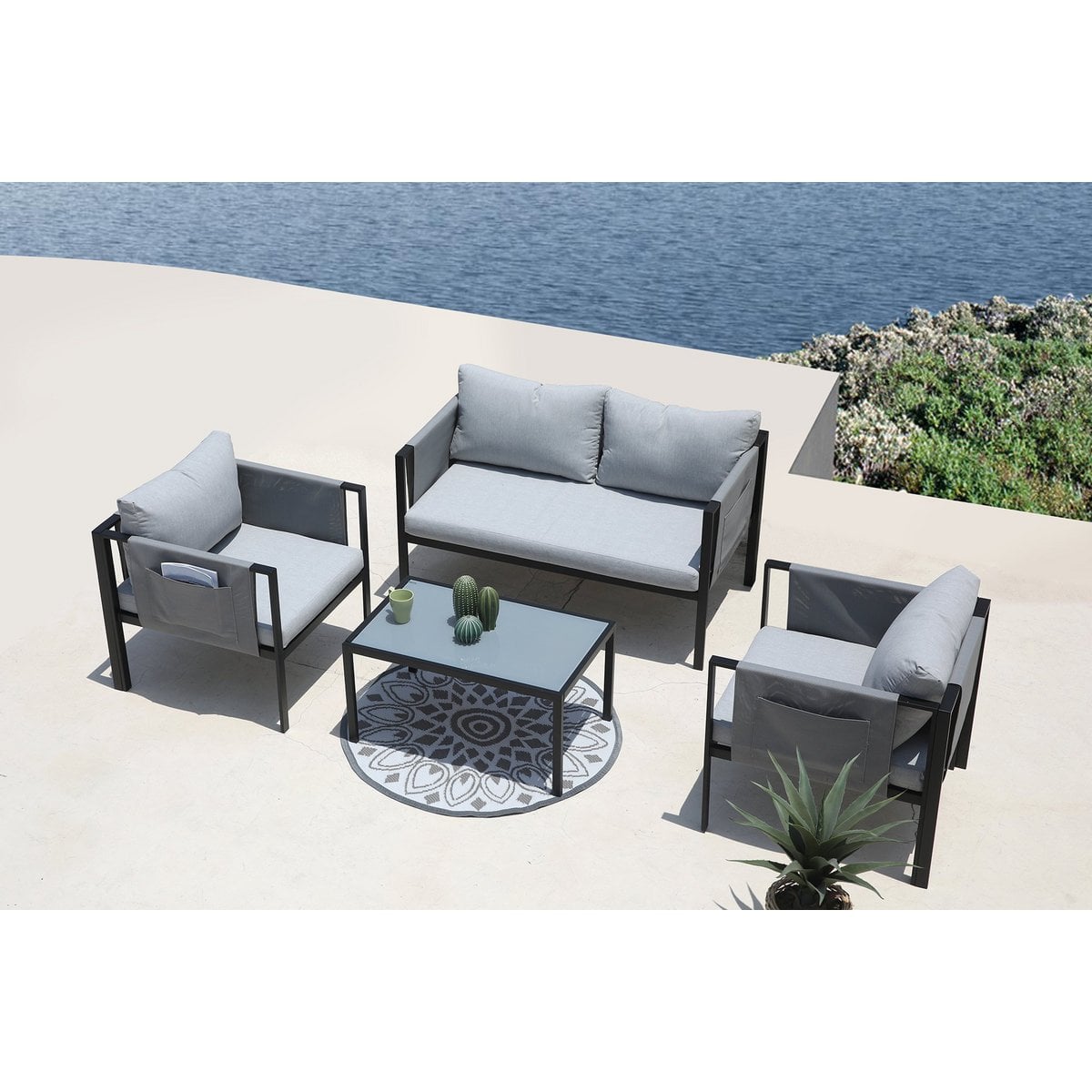 Zitgroep Luxe 4-Persoons Loungeset