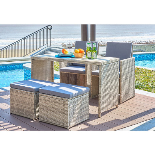 Zitgroep Exclusieve 9-delige Tuinmeubelen