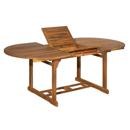 Tuintafel 150/200x100 cm ovaal, uitschuifbaar