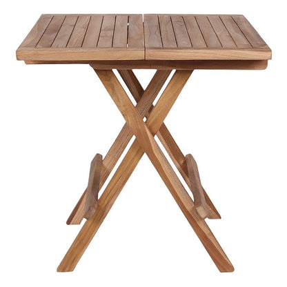 Bilbao Bijzettafel - Natuurlijk, Teak, 50x50x50 cm