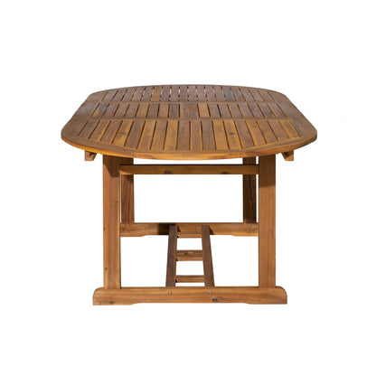 Tuintafel 150/200x100 cm ovaal, uitschuifbaar