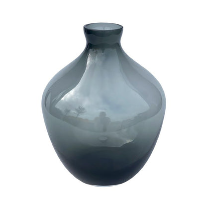 Zijden Boeket Autumn Pure inclusief Vaas  Traun Grey Ø23,5 cm