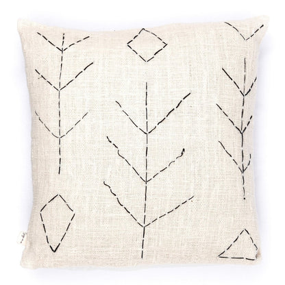 Handgeweven kussenhoes SERAJA 40x40 of 50x50 cm decoratieve kussenhoes bankkussen van katoen