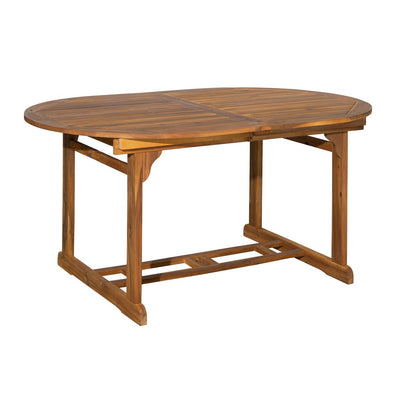 Tuintafel 150/200x100 cm ovaal, uitschuifbaar