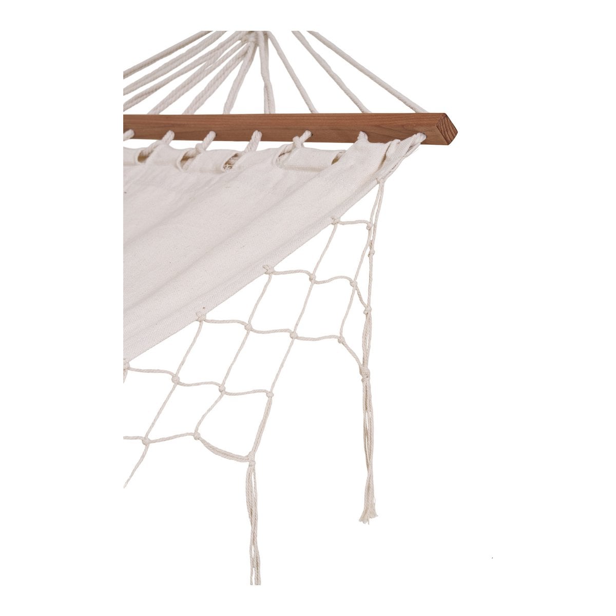 Edessa hangmat - gebroken wit, polyester/katoen/lariks
