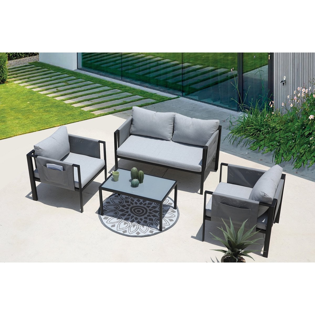 Zitgroep Luxe 4-Persoons Loungeset