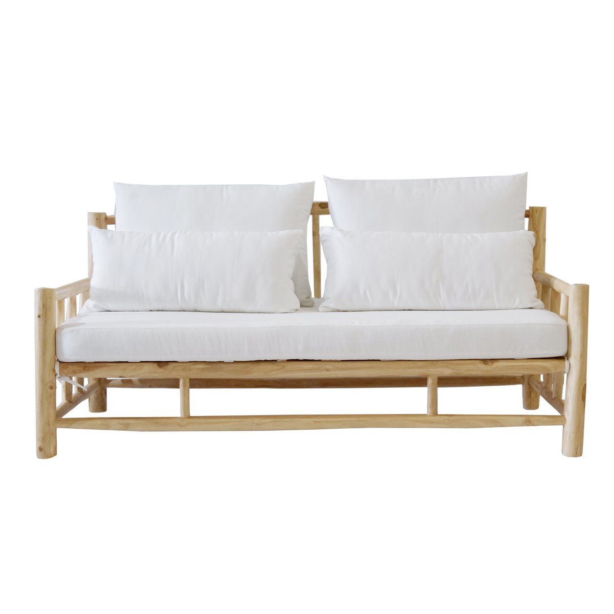 Massief Teakhouten Loungebank