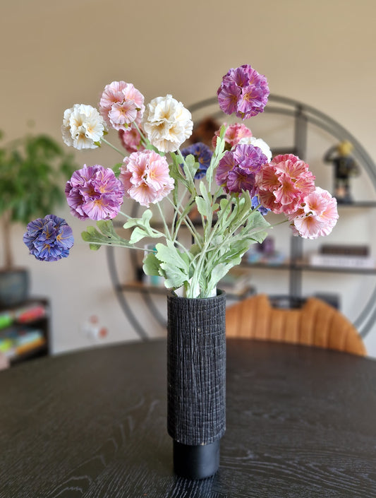 Scabiosa 68 cm 3 bloemen per steel