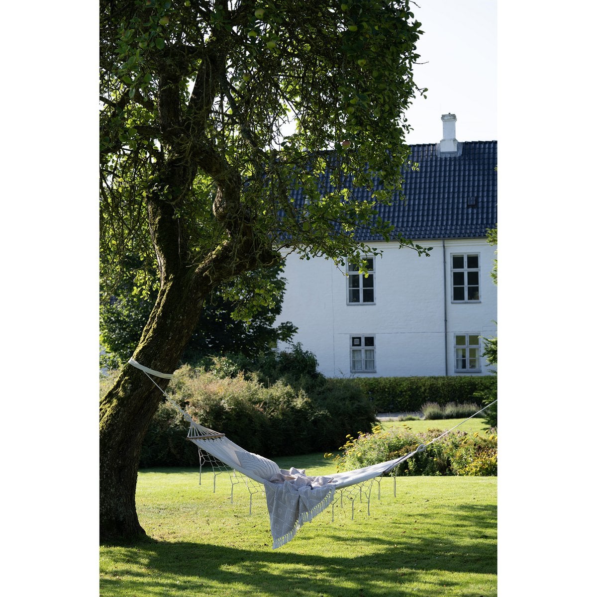 Edessa hangmat - gebroken wit, polyester/katoen/lariks
