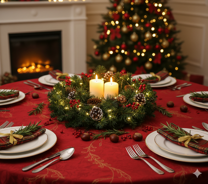 Kerst Krans met verlichting