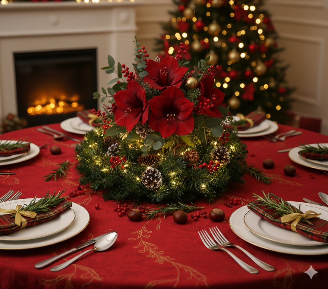 Kerst Krans met verlichting