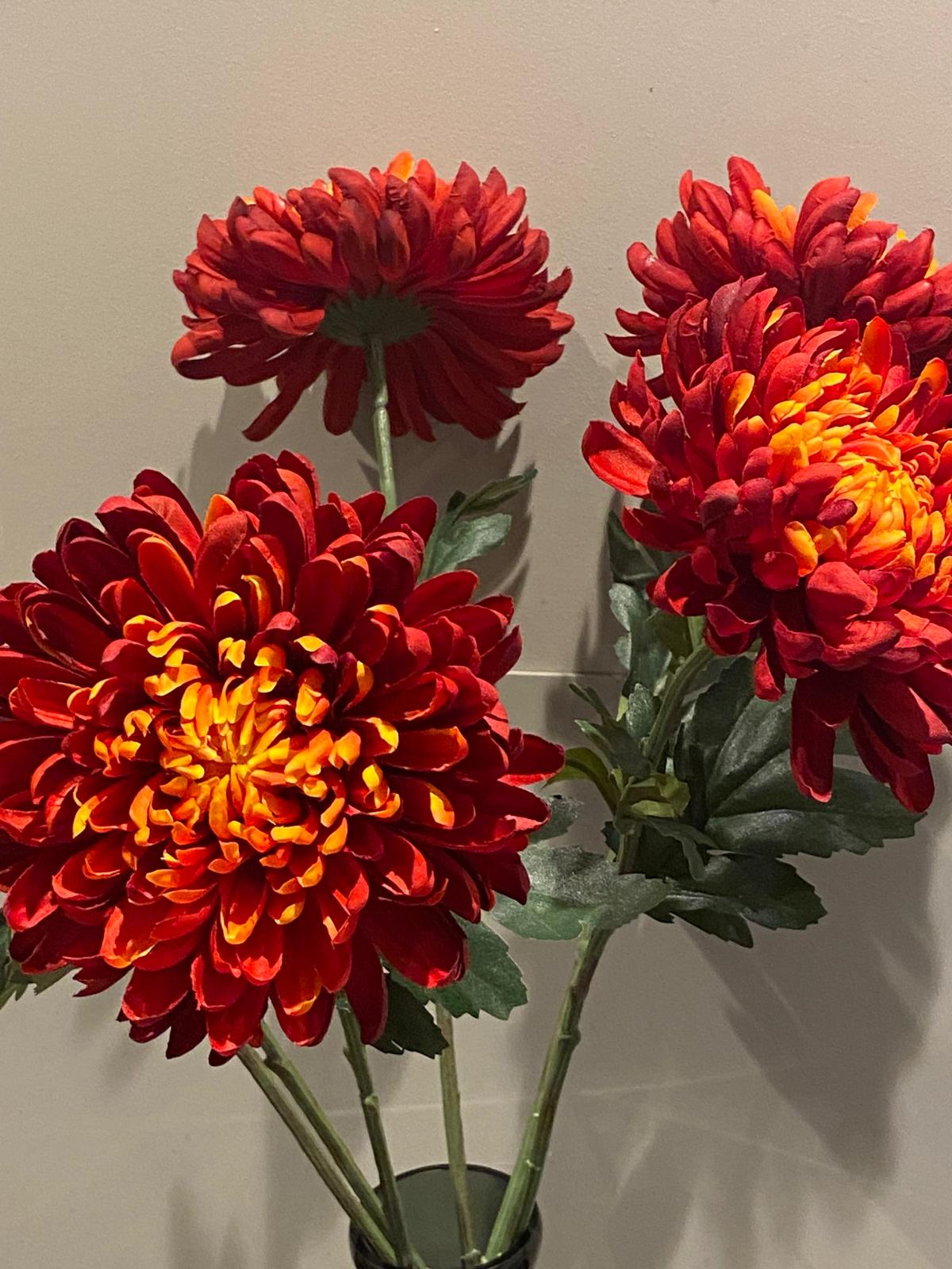 Zijden Chrysant 65 cm