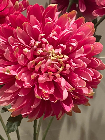 Zijden Bol Chrystant 65 cm
