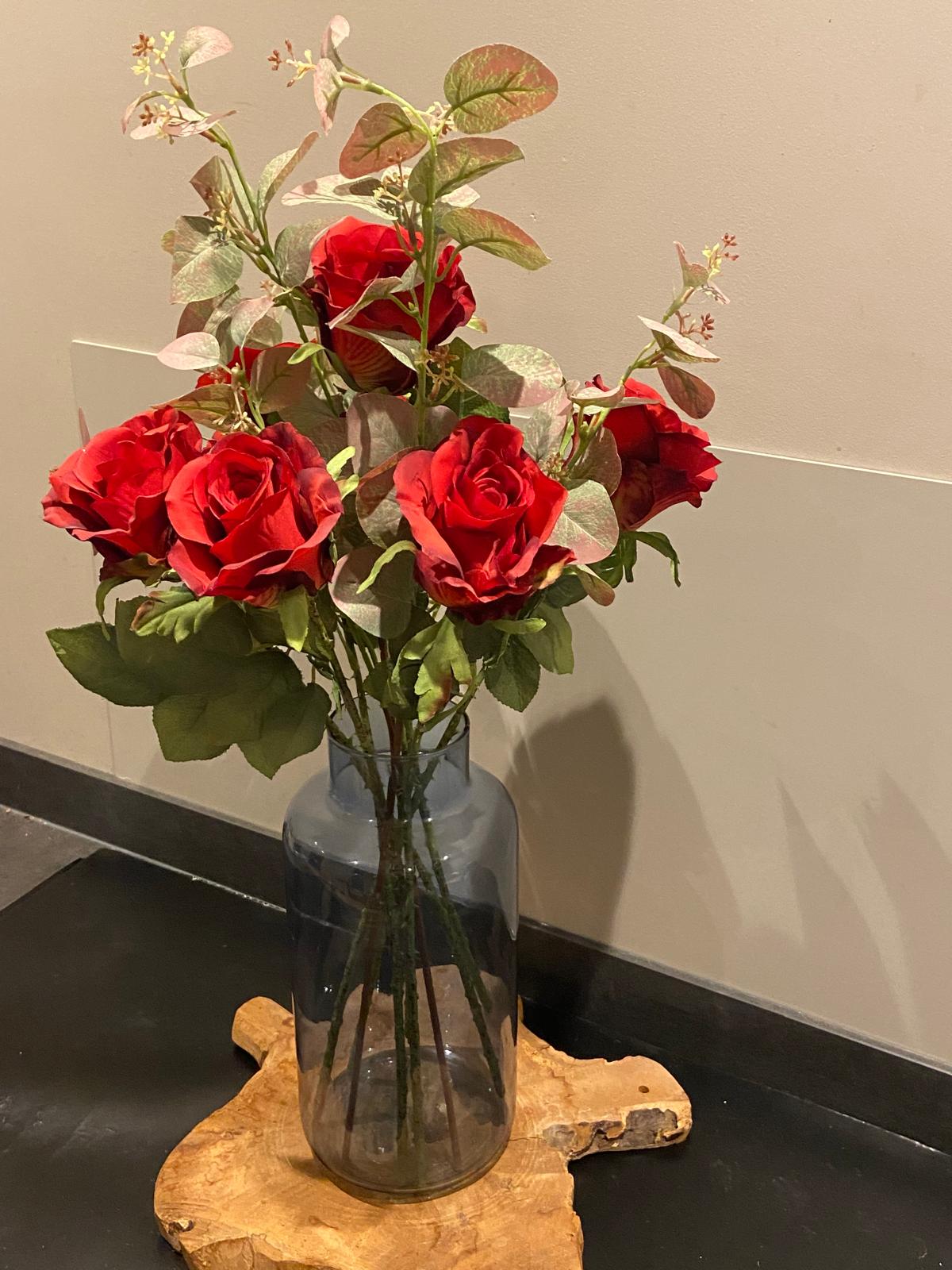 Zijden Boeket Red Romance