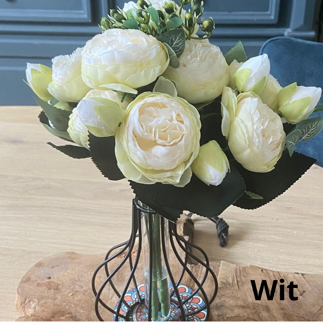 Zijden Pioenrozen