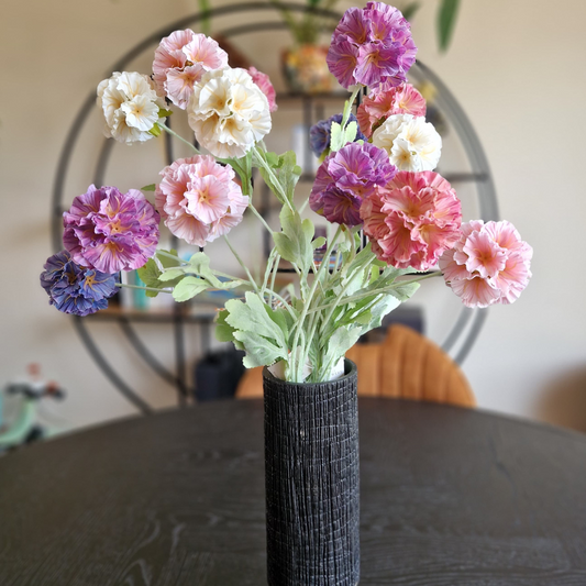 Scabiosa 68 cm 3 bloemen per steel