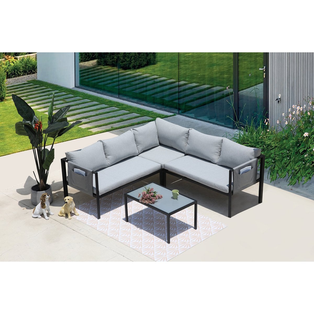Zitgroep de Luxe 6-delige Loungeset